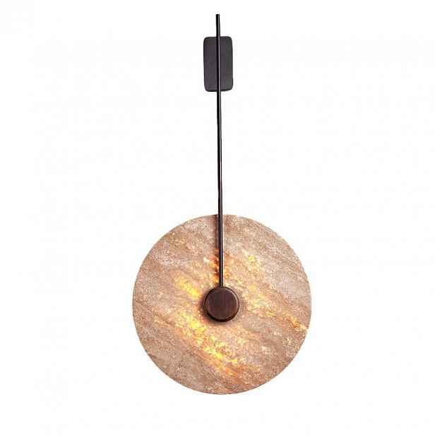Travertino nástěnné svítidlo 75 cm podlouhlé, Led, moderní, kamenné, béžové