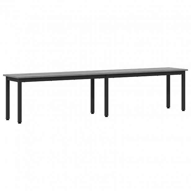 vidaXL lavice Šedý Sonoma 200 x 35 x 45 cm Kompozitní dřevo