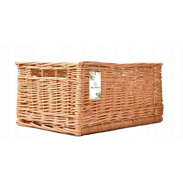 Proutěný box Koš Regálový proutí Na Regál