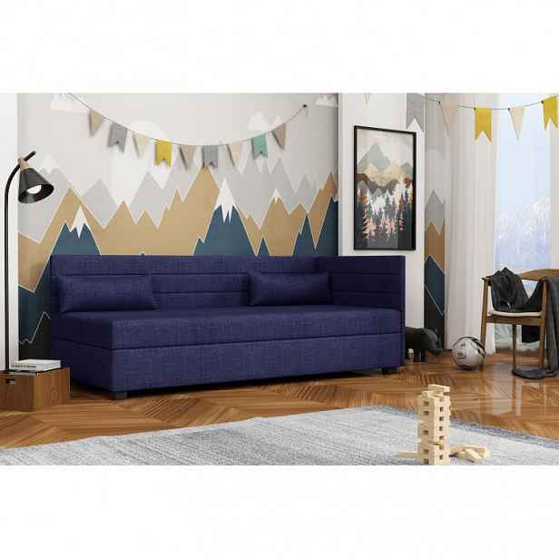 Jednolůžková postel 80x195 BEATRIS PLUS 2 - modrá