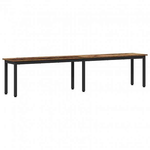 vidaXL lavice Staré dřevo 200 x 35 x 45 cm Kompozitní dřevo