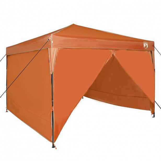 vidaXL Plachtový Stan 290 x 290 x 251 cm Oranžová Textil