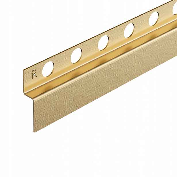 Nástěnná Lišta 120 cm Pravá Zlatá Balneo