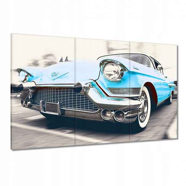 Obrazy 120x80 Modrý Cadillac