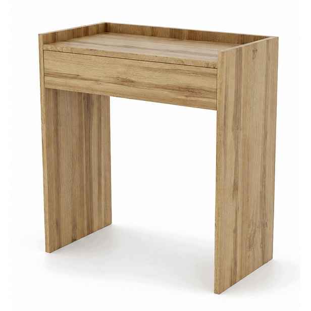 Toaletní Stolek konzolový Nuvia Stand 75 dub Wotan šuplík na líčení