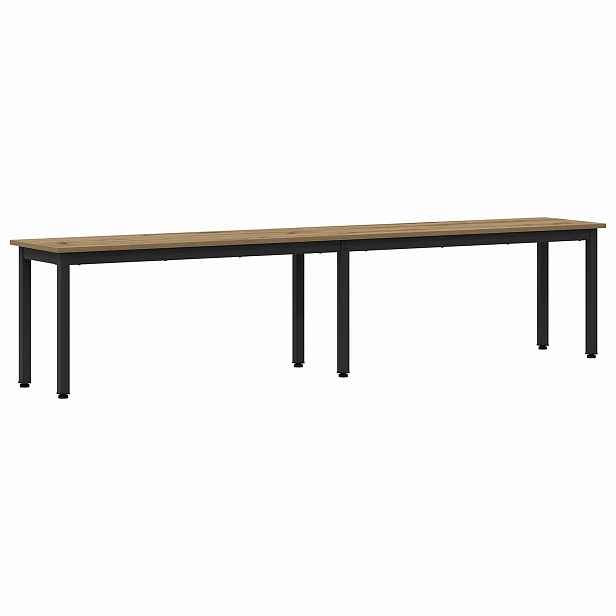 vidaXL lavice Dub artisan 200 x 35 x 45 cm Kompozitní dřevo