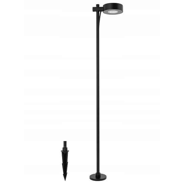 Zahradní Lampa Tessa Led černá 7W IP54 3000K 100 cm stojící venkovní