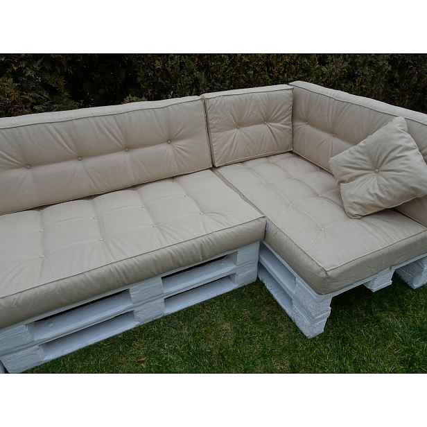 Polštáře na dvě Palety 6 ks 120x 60CAPPUCCINO