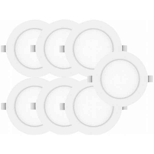 7x Lampička Panel Stropní Svítidlo Stropní Led 6W Objímka 3000K pro závěsný strop