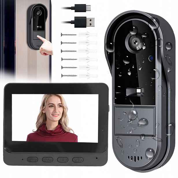 Videotelefon Hd 480P Kamera Hd Smart Video Bluetooth Obousměrný Hovor