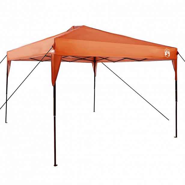 vidaXL Plachtový Stan 290 x 290 x 251 cm Oranžová textil