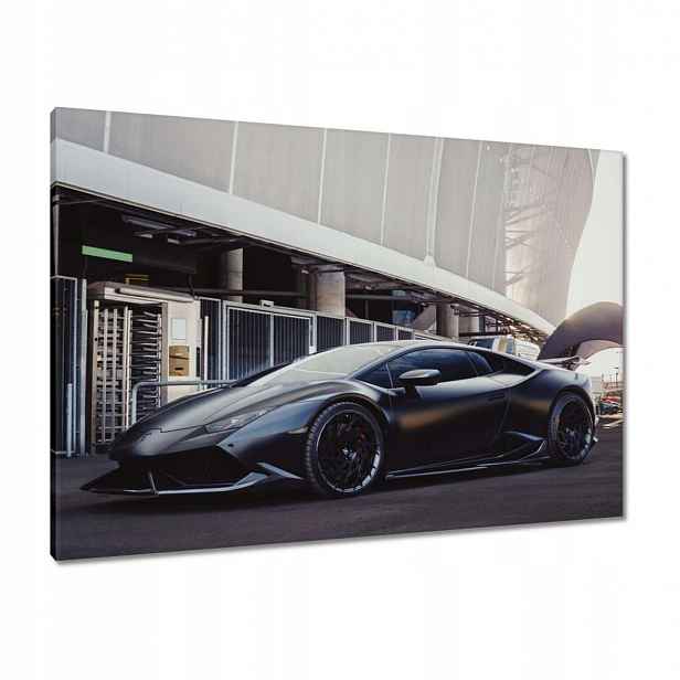 Obrazy 100x70 Černé sportovní auto