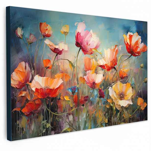 MuchoWow OBRAZ NA PLÁTNĚ Květiny - Akvarel - Umění - Botanické - Příroda 30x20 cm