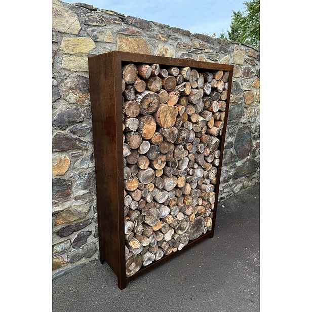 Zahradní dřevník Corgarden STORA 1035 180 x 120 x 40 cm Corten