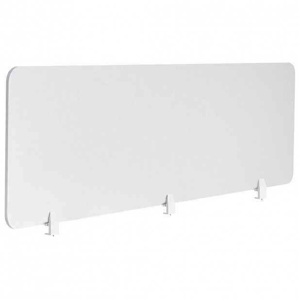 Beliani DĚLICÍ STĚNA NA STŮL 180x50 cm Krémově bílá Split