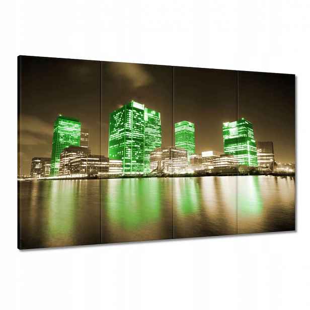 Obrazy 120x80 Zelené budovy Londýna
