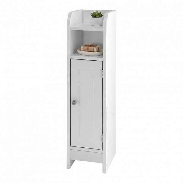 Relaxdays SKŘÍŇKA Bílá koupelnová 80 cm
