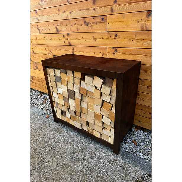 Zahradní dřevník Corgarden STORA 1038 80 x 80 x 40 cm Corten