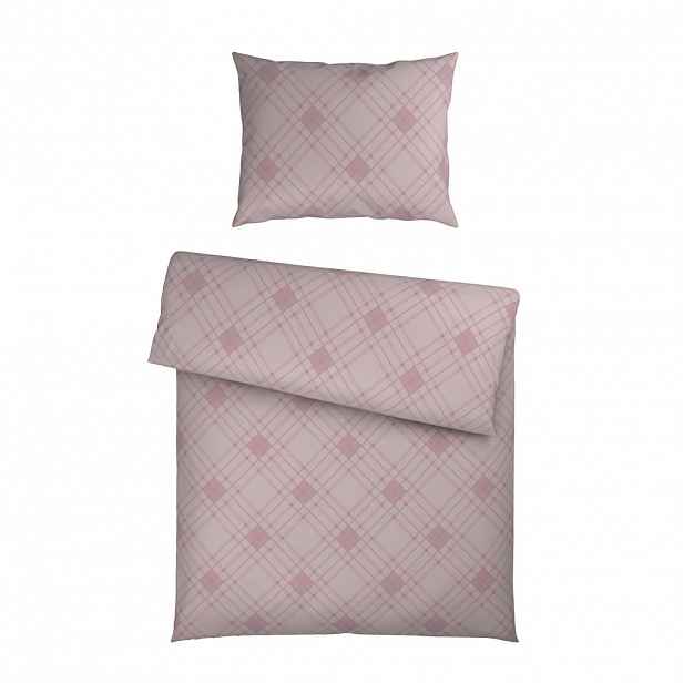 Ambia Home POVLEČENÍ satén růžová 140/200 cm