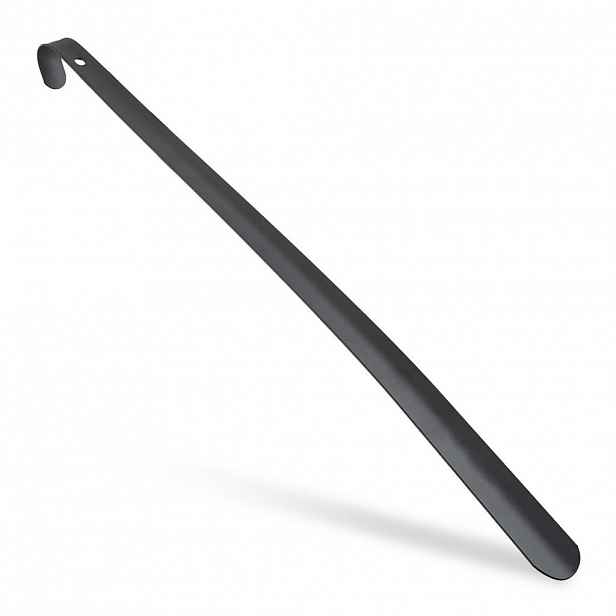 Relaxdays OBOUVÁK Černý kov 60 cm