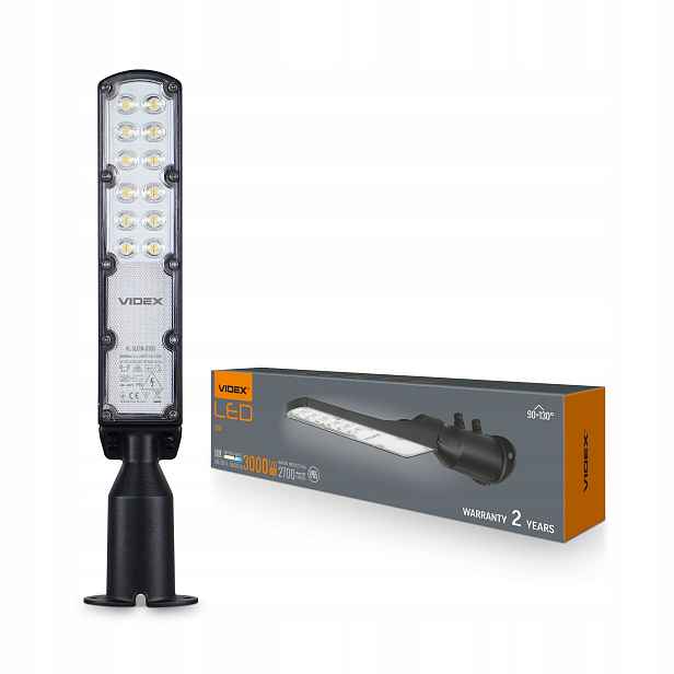 Videx Led pouliční lampa IP65 30W 3000 lm 5000K VL-SLE18-0305
