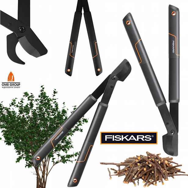 Zahradní nůžky Fiskars Zahradní Na Hloubku Výhonků, Ostré Nůžky Dlouhé 50 CM