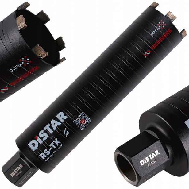 Diamantová korunka Distar 82x300 1 1/4 Unc pro Betonu armovaný na sucho