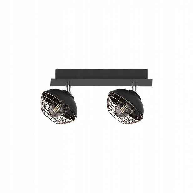 Nástěnné a stropní svítidlo Milagro Logan ML4610 2xE14 40W černý zlatý kov
