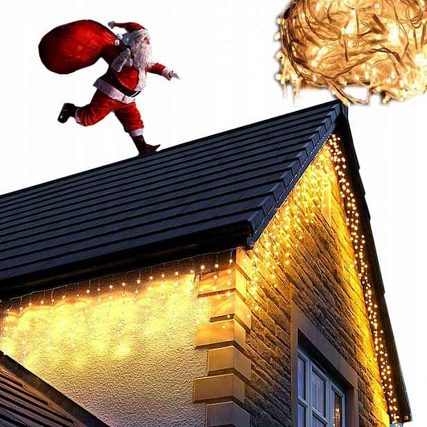 Sople 500 Led Vánoční Osvětlení Na Stromeček Venkovní Světla Vnitřní Spojení