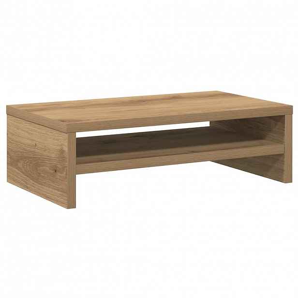 vidaXL Stojan na monitor dub artisan 42x24x13 cm kompozitní dřevo