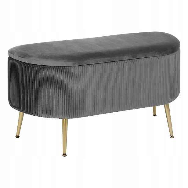 Lavice do předsíně s úložným prostorem Solaro, 100 x 40 x 53 cm