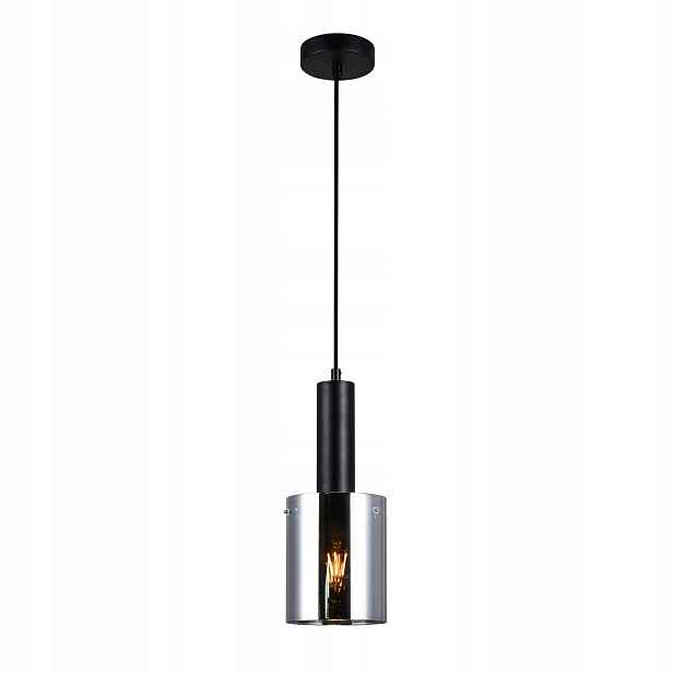 Závěsná lampa Italux Sardo Led moderní černá