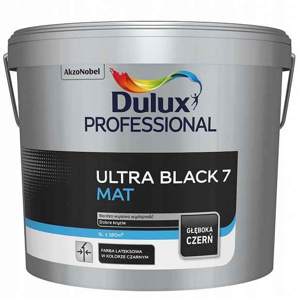 Dulux Ultra Black 7 Černá 9L Professional