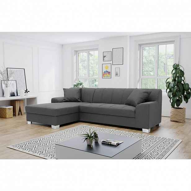 MID.YOU ROHOVÁ ROZKLÁDACÍ POHOVKA, textil, šedá