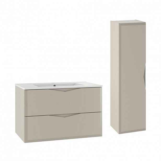 Petits-meubles KOUPELNOVÝ NÁBYTEK 80cm Ellie 2er-Set Kašmír