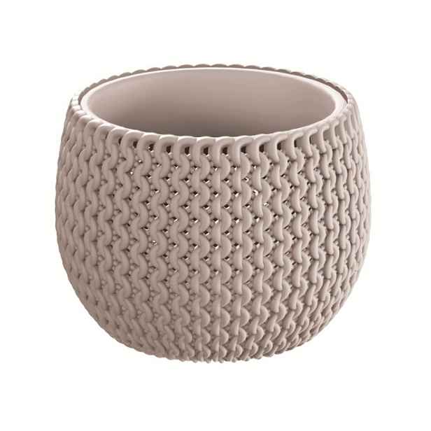Prosperplast Květináč Splofy Stand hnědý, varianta 37 cm