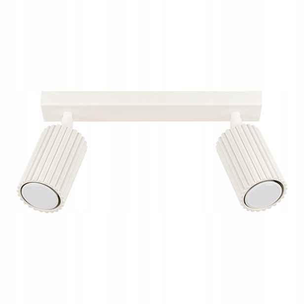 Sollux Lighting Stropní svítidlo Karbon 30 cm béžová GU10 2x10W nastavitelná