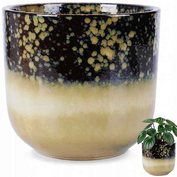 Květináč 17,5 CM Glazovaný Pro Rostliny Do Domácnosti I Kanceláře
