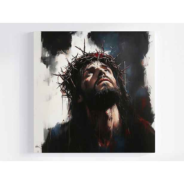 Obraz Na Plátně Canvas Ježíš Koruna Trnová Vášeň Náboženství 50x50