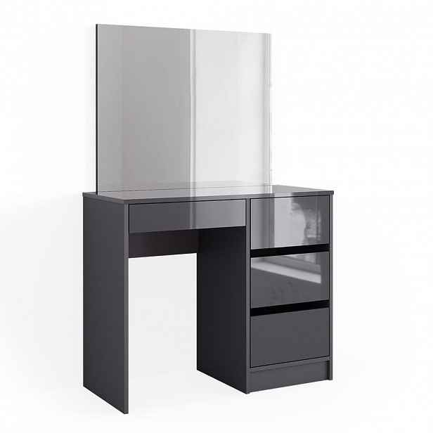 Vicco TOALETNÍ STOLEK Sherry Antracit 90 cm se zrcadlem