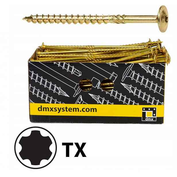 Tesařské Vruty 8x360 Torx Disc 50 ks
