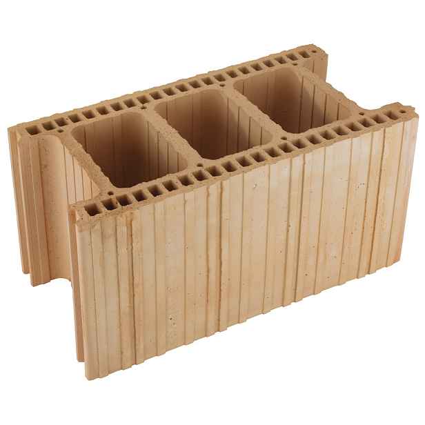 Cihla akustická HELUZ AKU 25 broušená, zalévaná 497×250×249 mm