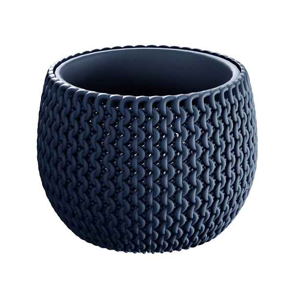 Prosperplast Květináč Splofy Stand tmavě šedý, varianta 37 cm