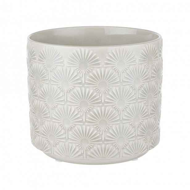 Butlers BLOOMY Květináč 14,5 cm - šedá
