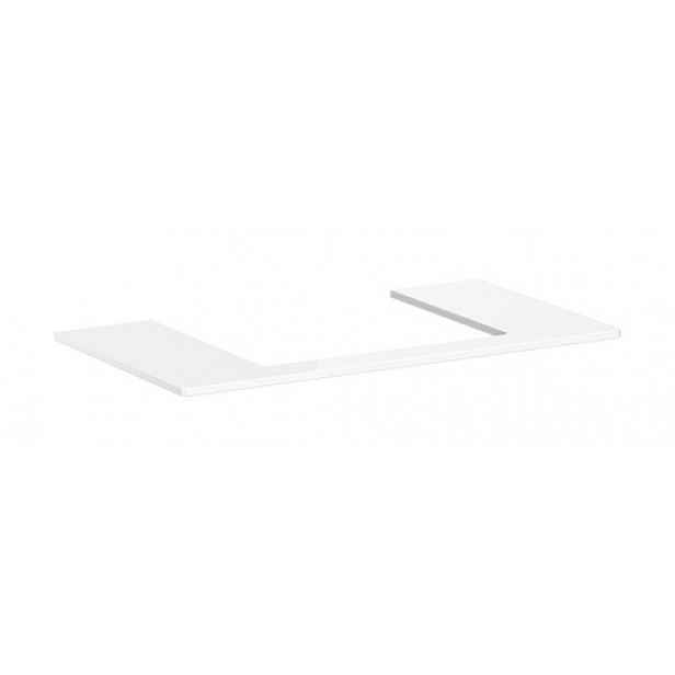 Deska pod umyvadlo Hansgrohe Xelu Q 98x1,6x55 cm bílá lesklá 54110050