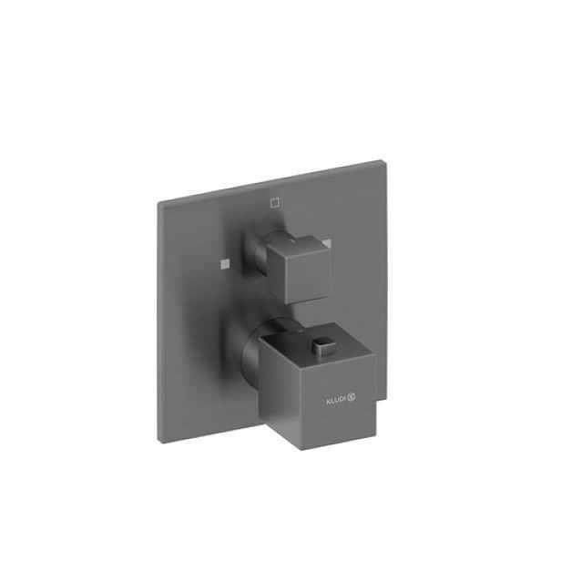 Kludi Decus sprchová a vanová baterie bez podomítkového tělesa kartáčovaný gunmetal 54810N275