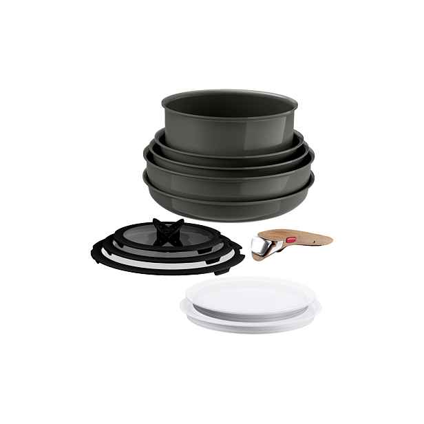 Sada keramického nádobí Tefal Ingenio Renew Ceramic 11 ks L2729053