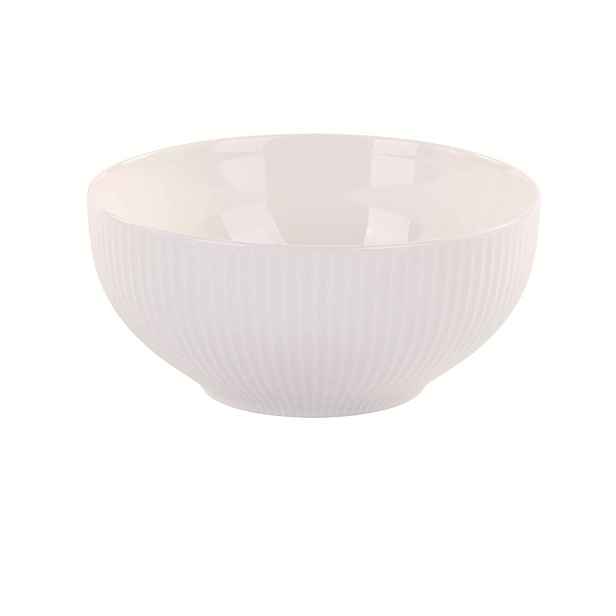 Miska Gastro, bílá, žebrovaný design, objem 0,50 l, výška 69 mm 6 ks