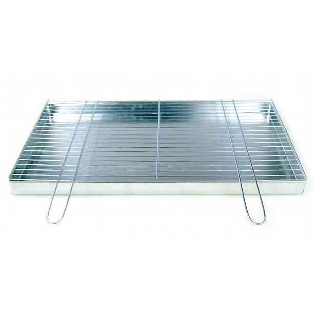 Rošt pro stavbu grilu 70 x 40 cm popelník