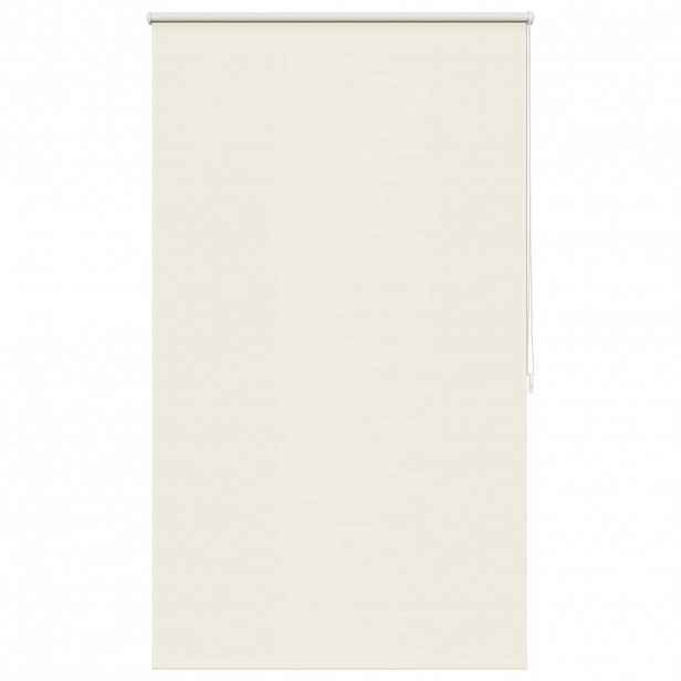 vidaXL Zatemňovací roleta 104,4 x 175 cm, šířka látky 100 cm, krémově bílá
